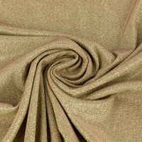 Jersey Lurex Glamour uni goldfarbig 1,40m Breite