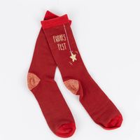 Weihnachtssocke Frohes Fest Stern