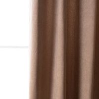 85967-3-in-1-Thermovorhang-Dim-Out-Akustik-mit-oesenaufhaengung-uni-braun-strukturiert-140x260cm-DSC-8933.jpg Detailaufnahme Seite Thermogardine i in Braun