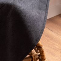 Detailaufnahme Saum Verdunlkungsgardine