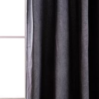 85970-3-in-1-Thermovorhang-Dim-Out-Akustik-mit-oesenaufhaengung-uni-anthrazit-grau-strukturiert-140x260cm-DSC-8997.jpg Ausschnitt Seite mit Saum von Verdunklungsgardine in anthrazitgrau