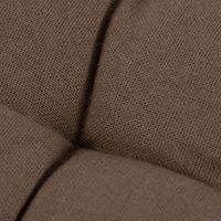 detailaufnahme Steppung stuhlkissen taupe