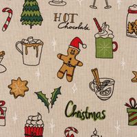 85992-Tischlaeufer-Weihnachten-Christmas-Doodle-Weihnachtsmotive-natur-bunt-40x160cm-von-SCHoeNER-LEBEN---KW36-2023-229045Capture0005.jpg Dekostoff Weihnachtsmotive Christmas Doodle in Nahaufnahme