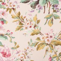 Canvas Dekostoff Baumwollstoff Halbpanama Digitaldruck Juana Rosen rosa in Nahaufnahme