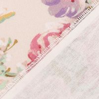 Canvas Dekostoff Baumwollstoff Halbpanama Digitaldruck Juana Rosen rosa Vorder- und Rückseite