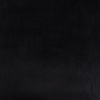 Cord Baumwolle Bekleidungsstoff Dekostoff 4,5W grob vorgewaschen einfarbig schwarz