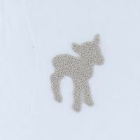 Rasch Textil Kinder Gardinenstoff Bambino Counting Sheep Schäfchen ecru weiß natur 150cm