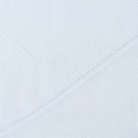 Raumhoher Gardinenstoff Karma mit hochwertiger Rautenstickerei in Leinenoptik von Rasch Textil 