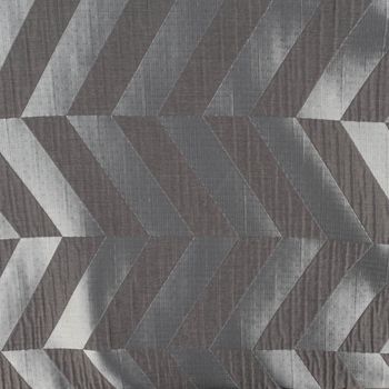 Rasch Textil Vorhangstoff Doubleface Doppelgewebe Willow Chevron Streifen anthrazit 295cm breit