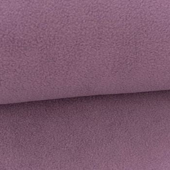 Fleece Stoff Anti Pilling uni lavendel lila 1,48m Breite