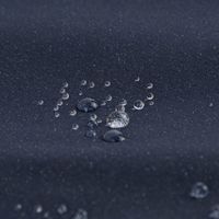 Bekleidungsstoff Outdoorstoff mit Glitzer wasserabweisend uni dunkelblau 1,45m Breite