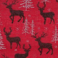86088-Rupfen-Jute-Sackleinen-Meterware-Sternchen-Tannenbaeumchen-Hirsch-rot-silberfarbig-1-5m-Breite-KW40-2023-6682.jpg Rupfen Jute Sackleinen Meterware Sternchen Tannenbäumchen Hirsch rot silberfarbig 1,5m Breite