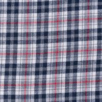 Flanellstoff Bekleidungsstoff YARN DYED Karos grau blau rot 1,45m Breite