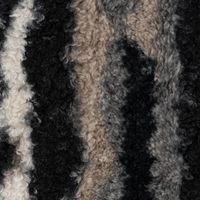 Fellimitat Kunstfell Teddyplüsch Animal Print Streifen beige braun dunkelblau 1,60m