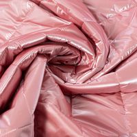 Steppstoff Bekleidungsstoff Stepped Shine Rauten rosa 1,40m Breite