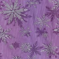 Tüllstoff Farbverlauf Glitzerkristalle pink blau silberfarbig 1,55m Breite