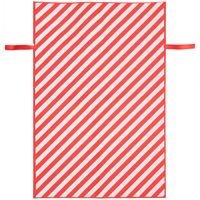 Geschenktasche XXL Streifen rot weiß
