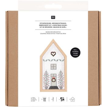 Stickpackung Weihnachtshaus - Verpackung