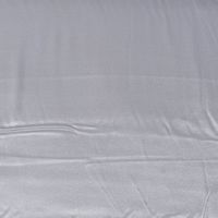 Viskose Stoff CV Satin einfarbig silbergrau 1,43m Breite