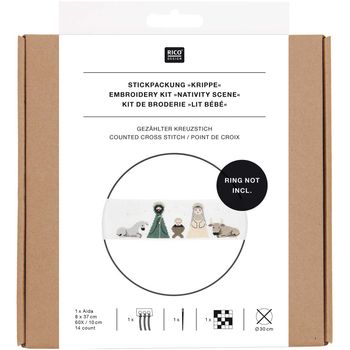 Stickpackung Band Motiv Krippe - Verpackung