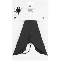 Papierstern groß zum Aufhängen Dekohänger schwarz - Verpackung