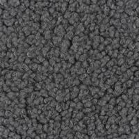 Boucle Stoff Teddystoff Kunstfell Teddy Fur uni grau 1,5m Breite