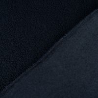 Boucle Stoff Teddystoff Kunstfell Teddy Fur uni dunkelblau 1,5m Breite