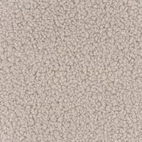 Boucle Stoff Teddystoff Kunstfell Teddy Fur uni beige-grau 1,5m Breite