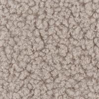 Boucle Stoff Teddystoff Kunstfell Teddy Fur uni beige-grau 1,5m Breite