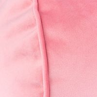 Samtrolle mit Kederumrandung rosa Detail Keder