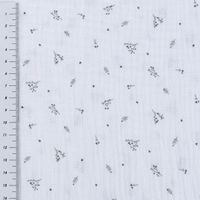 86292-Musselin-Stoff-Double-Gauze-Dillen-Bluemchen-weiss-grau-1-30m-Breite-DSC-9511.jpg Musselin Stoff Double Gauze Dillen Blümchen weiß grau 1,30m Breite