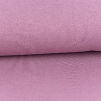 Sweatstoff Lurex kuschelweich uni rosa 1,45m Breite