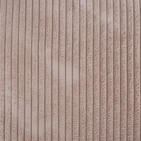 Cord Polsterstoff Möbelstoff Breitcord Baby Rib beige 1,45m breit