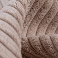 Cord Polsterstoff Möbelstoff Breitcord Baby Rib beige 1,45m breit