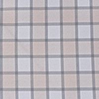 Vorhangstoff Dekostoff Lochner Landhaus Karo beige grau 1,60m Breite detail