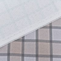 Vorhangstoff Dekostoff Lochner Landhaus Karo beige grau 1,60m Breite