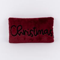 86389-Deko-Weihnachtskissen-Christmas-aus-Pluesch-rot-schwarz-30x50cm-DSC-0661.jpg Deko Weihnachtskissen Christmas aus Plüsch rot schwarz