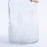 86393-Vase-mit-Haeuserreihe-transparent-oder-halbtransparent-aus-Glas-8x15-5cm-DSC-0524.jpg Detailaufnhame halbtransparente Häuserreihe