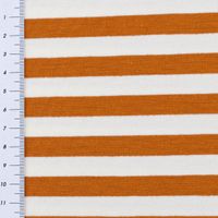 86422-French-Terry-Sommersweat-YARN-DYED-STRIPES-Streifen-offweiss-rost-braun-1-5m-Breite-86422-05.jpg Kuschelweicher French Terry mit Streifen in Creme und Rostbraun mit Maßband