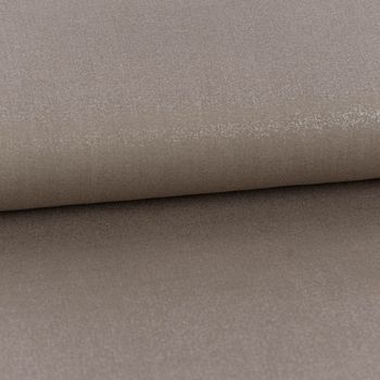 Viskosestoff Bekleidungsstoff Radiance in Khaki Grün mit silbern glitzerndem Foliendruck
