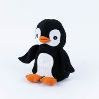 86439-Midi-Waermetier-Pinguin-schwarz-weiss-orange-mit-100--Hirse-Fuellung-von-Habibi-Plush-86439-02.jpg wärmestofftier pinguin in schwarz weiß orange frontalansicht