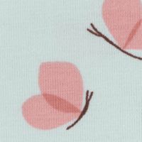 86456-Jersey-Baumwolljersey-BUTTERFLY-Schmetterlinge-mint-rosa-1-5m-Breite-86456-04.jpg Jersey aus Baumwolle in Mint mit Schmetterlingen nahaufnahme