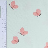 86456-Jersey-Baumwolljersey-BUTTERFLY-Schmetterlinge-mint-rosa-1-5m-Breite-86456-05.jpg Jersey aus Baumwolle in Mint mit Schmetterlingen mit maßband