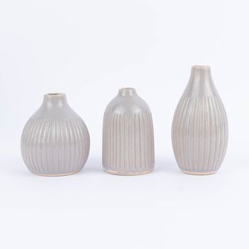 Sass & Belle Vasen klein 3er Set Steinzeug