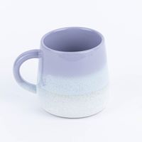 Tasse Mojave glasiert Steinzeug lila weiß, Rückseite
