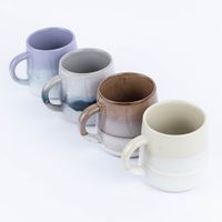 86503-Sass-und-Belle-Tasse-Mojave-glasiert-Steinzeug-beige-weiss-350ml-86505-Gruppe-01.jpg Tasse Mojave glasiert Steinzeug beige weiß, Gruppenbild mit weiteren Tassenfarben