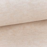Viskose Strickstoff Feinstrick uni ecru meliert 1,50m Breite