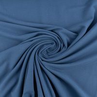 Sweatstoff Soft Sweat Bio einfarbig dünn indigo blau 1,5m Breite