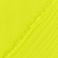 86553-Musselin-Stoff-Double-Gauze-NEON-einfarbig-gelb-1-35m-Breite-86553-07.jpg Musselin Stoff Double Gauze NEON einfarbig gelb 1,35m Breite