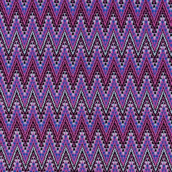 Strickstoff Jacquard Chevron ZickZack fein violett rosa 1,48m Breite